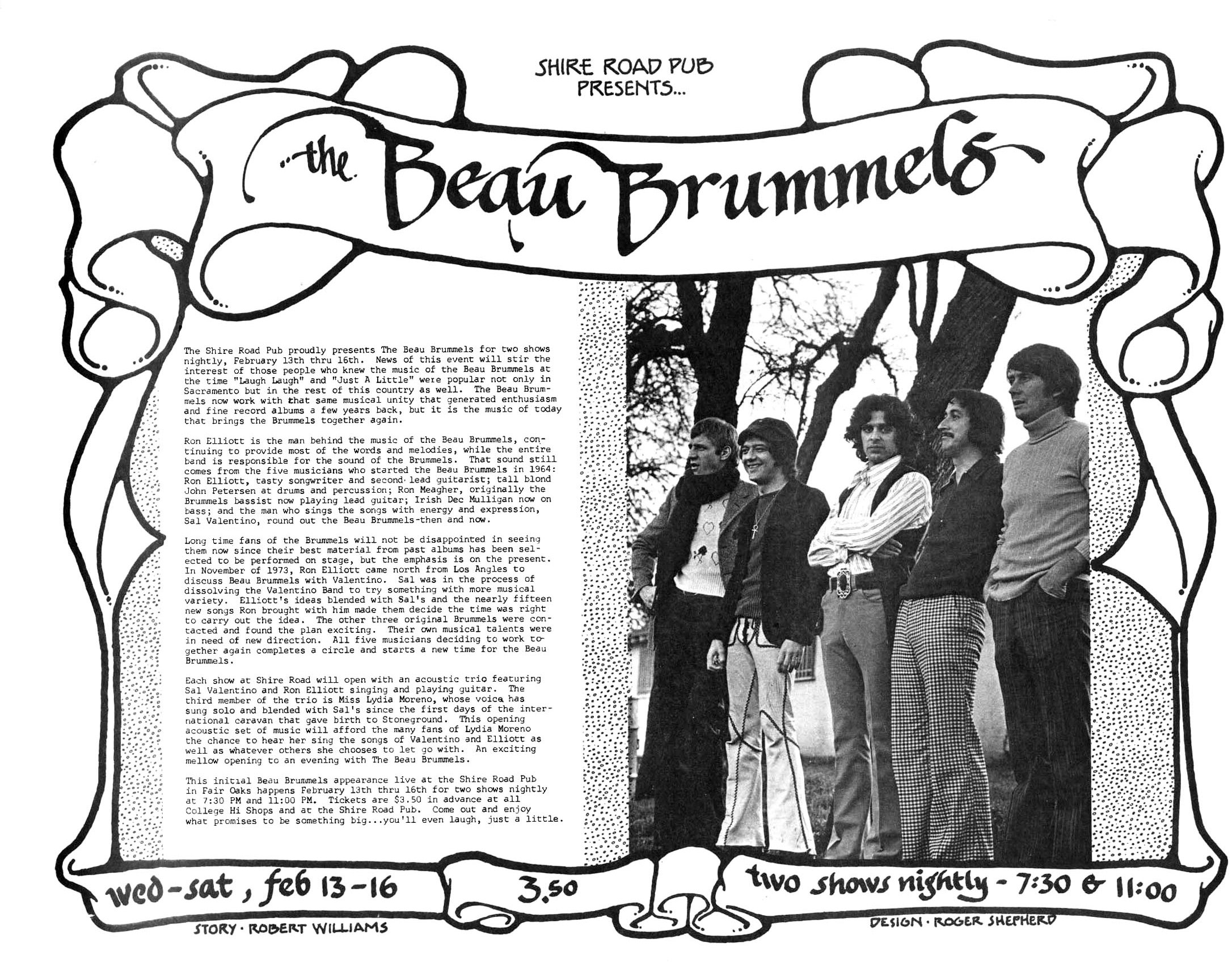 Beau Brummels Photo Gallery! Various photos of the band...2172 x 1700
